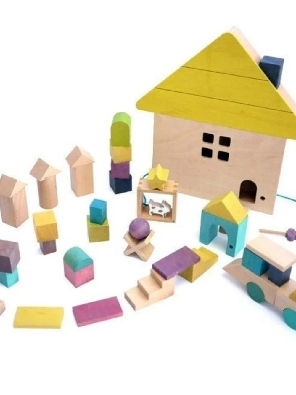 KIKO and GG Tsumiki Wooden Building Blocks puzzle Doll House Architecture Design